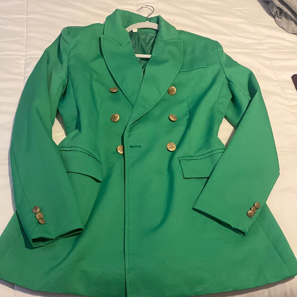 Green blazer